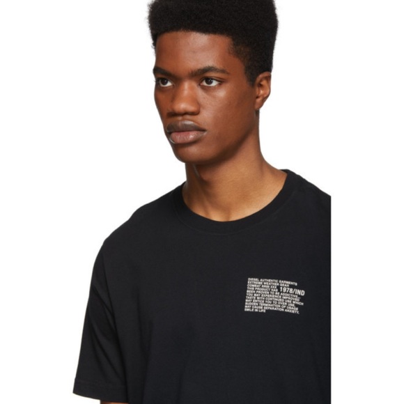 🛍️Diesel Just-Y1 T-Shirt Short Sleeve Cotton Jersey Graphic Print Tee - Picture 3 of 8